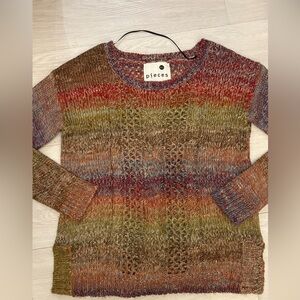 Kensie Multicolor Knit Sweater for Women